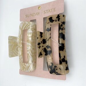 2 Extra Large Hair Claws